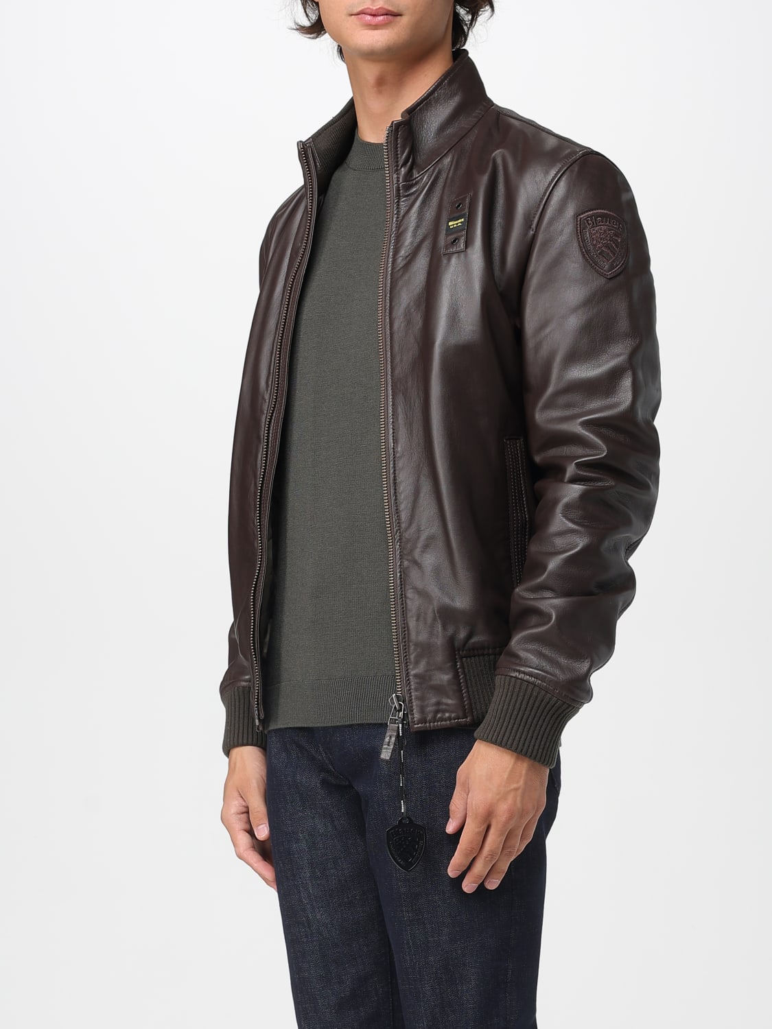 BLAUER JACKET: Jacket men Blauer, Brown - Img 3
