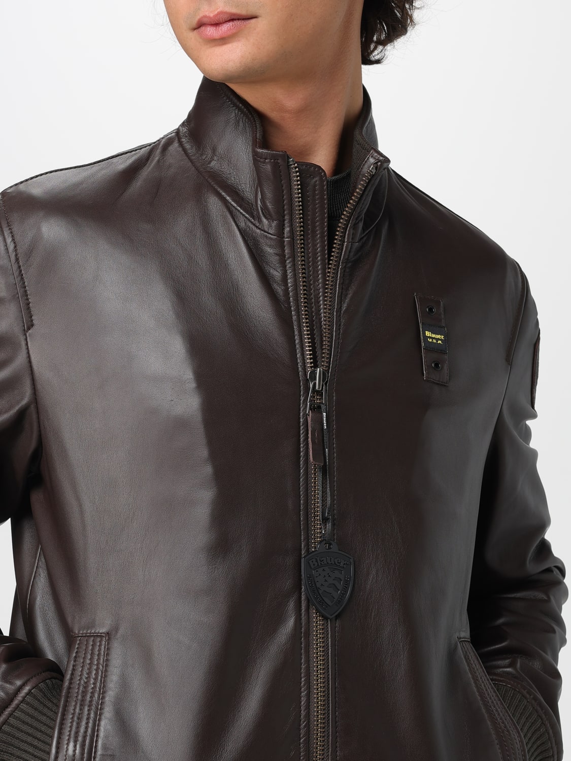 BLAUER JACKET: Jacket men Blauer, Brown - Img 4