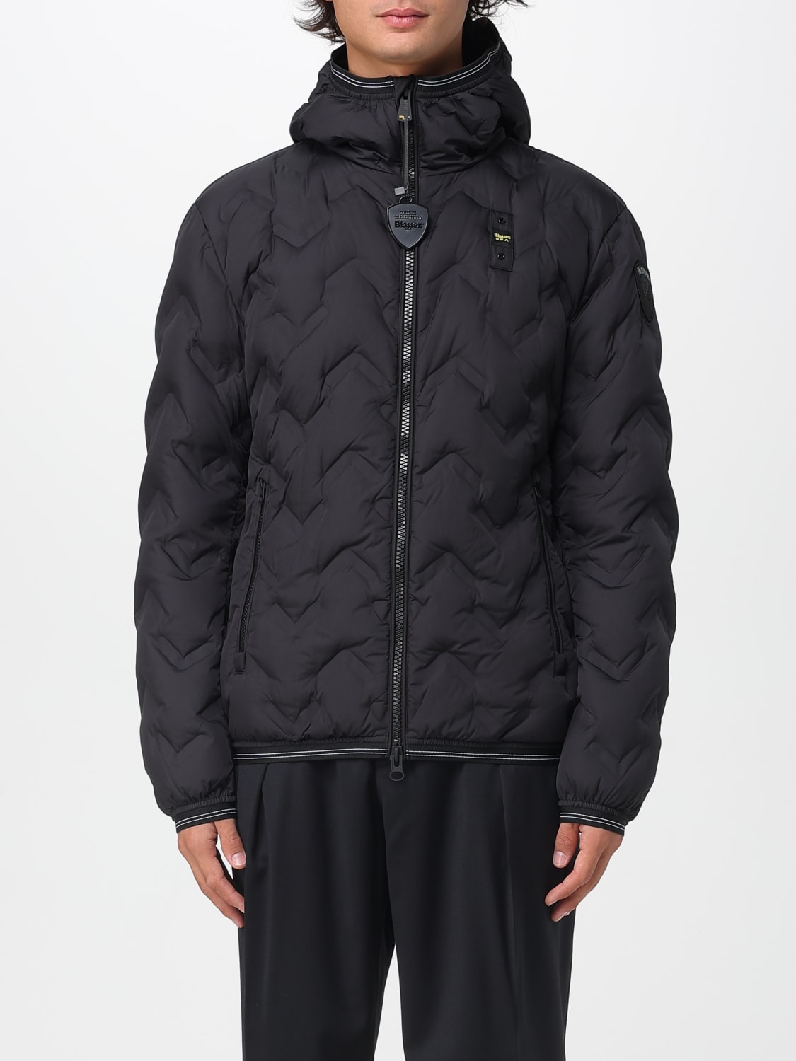 BLAUER JACKET: Jacket men Blauer, Black - Img 1