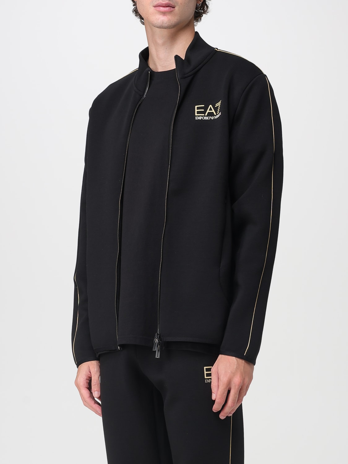 EA7 SWEATSHIRT: Sweatshirt men Ea7, Black - Img 4