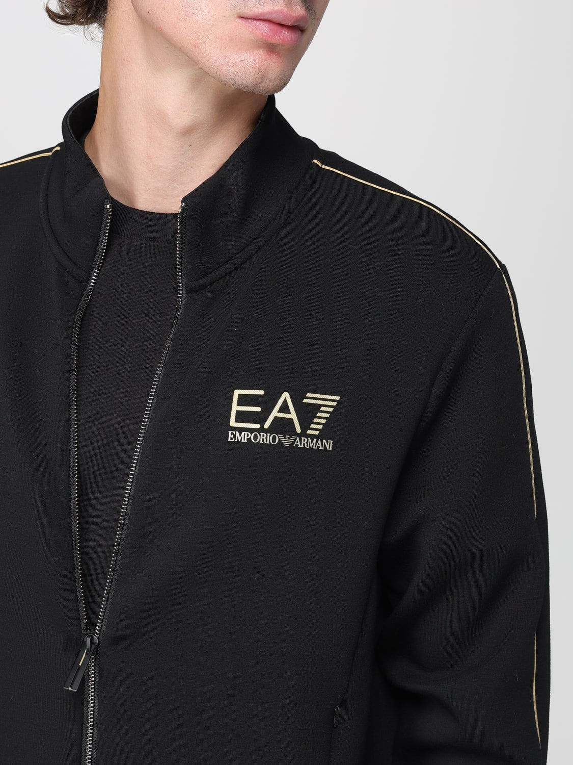 EA7 SWEATSHIRT: Sweatshirt men Ea7, Black - Img 5