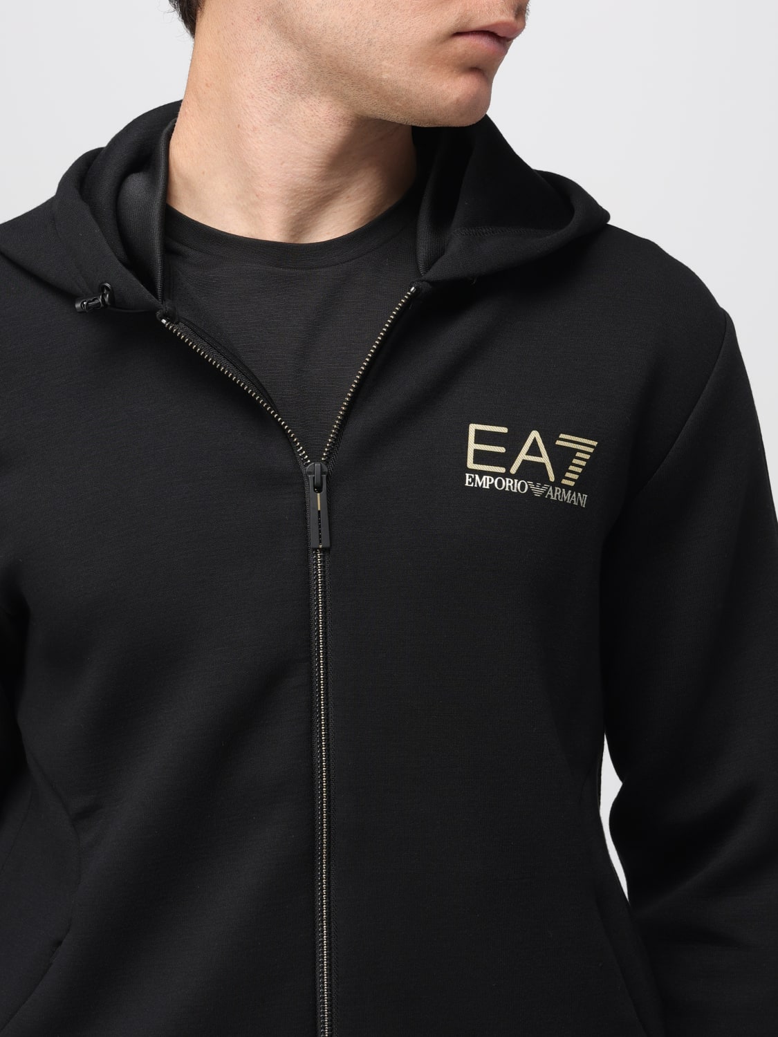 EA7 SWEATSHIRT: Sweatshirt men Ea7, Black - Img 4