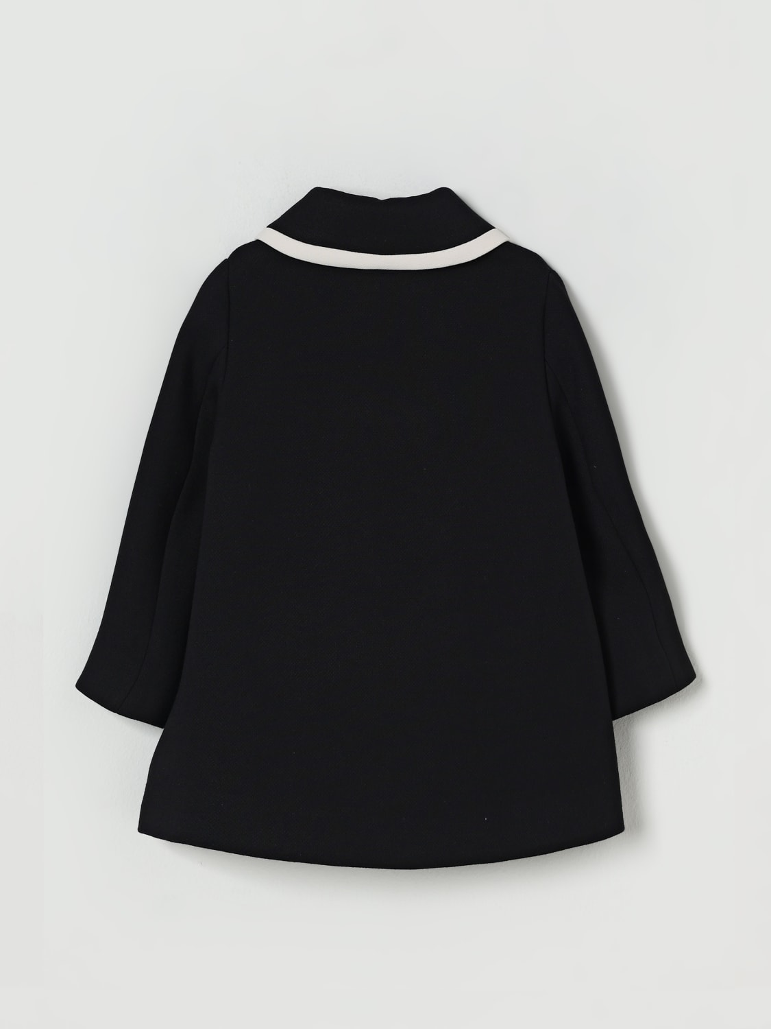 ELISABETTA FRANCHI LA MIA BAMBINA COAT: Coats kids Elisabetta Franchi La Mia Bambina, Black - Img 2