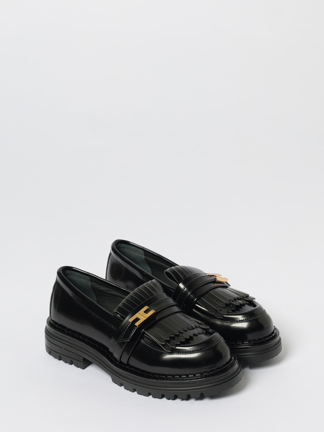 ELISABETTA FRANCHI LA MIA BAMBINA SHOES: Shoes kids Elisabetta Franchi La Mia Bambina, Black - Img 2