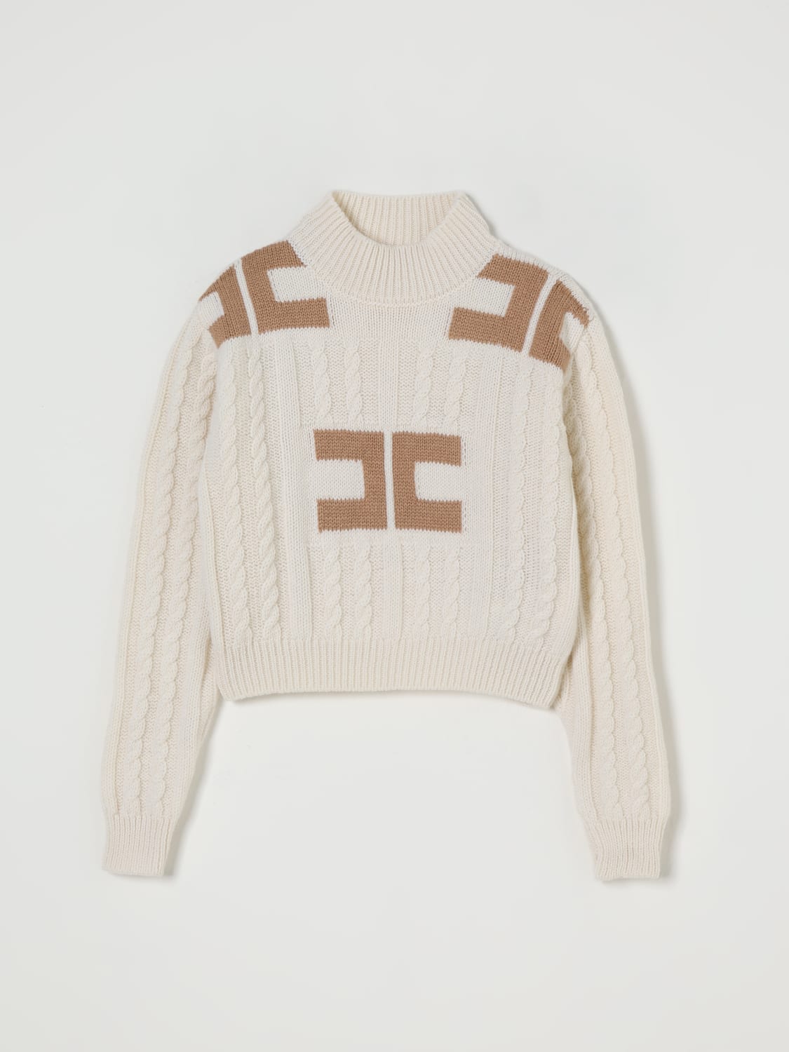 ELISABETTA FRANCHI LA MIA BAMBINA PULLOVER: Pullover kinder Elisabetta Franchi La Mia Bambina, Weiß - Img 1