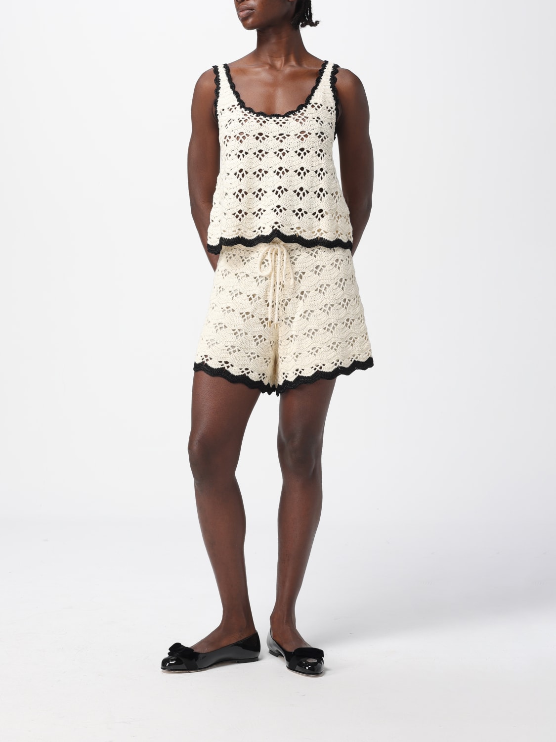 ZIMMERMANN SHORTS: Short woman Zimmermann, Beige - Img 2