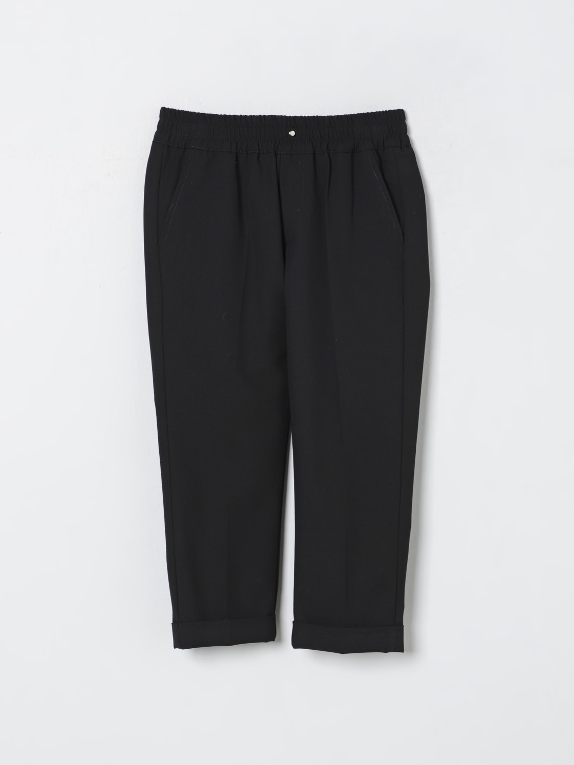 MSGM KIDS PANTS: Pants kids MSGM Kids, Black - Img 1