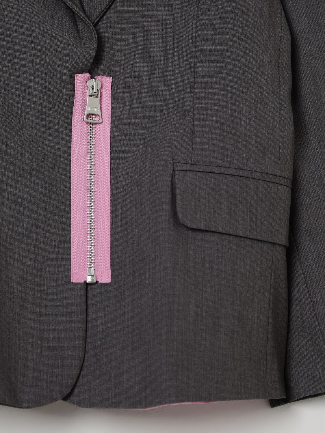 MSGM KIDS JACKE: Blazer kinder MSGM Kids, Grau - Img 3