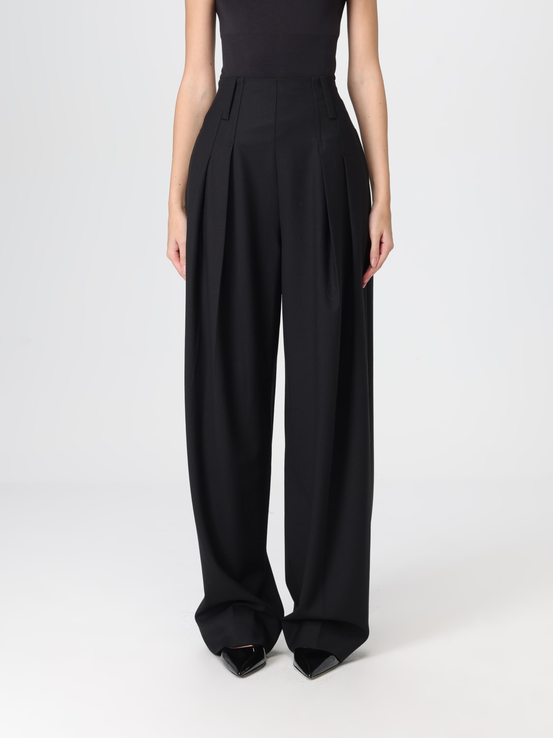 VICTORIA VICTORIA BECKHAM PANTALON: Pantalon femme Victoria Victoria Beckham, Noir - Img 1