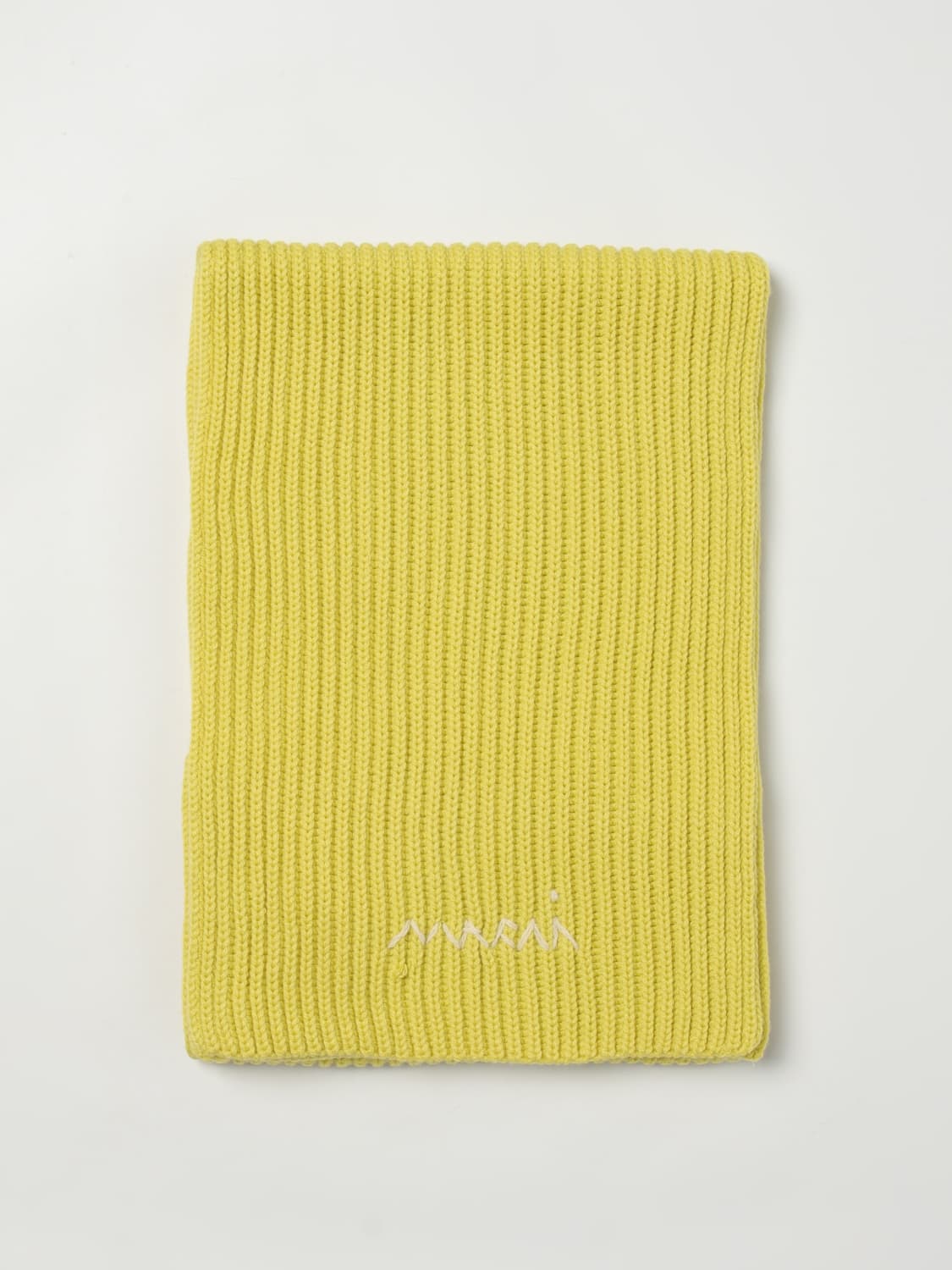 MARNI SCIARPA: Sciarpa Marni in lana a coste , Giallo - Img 1