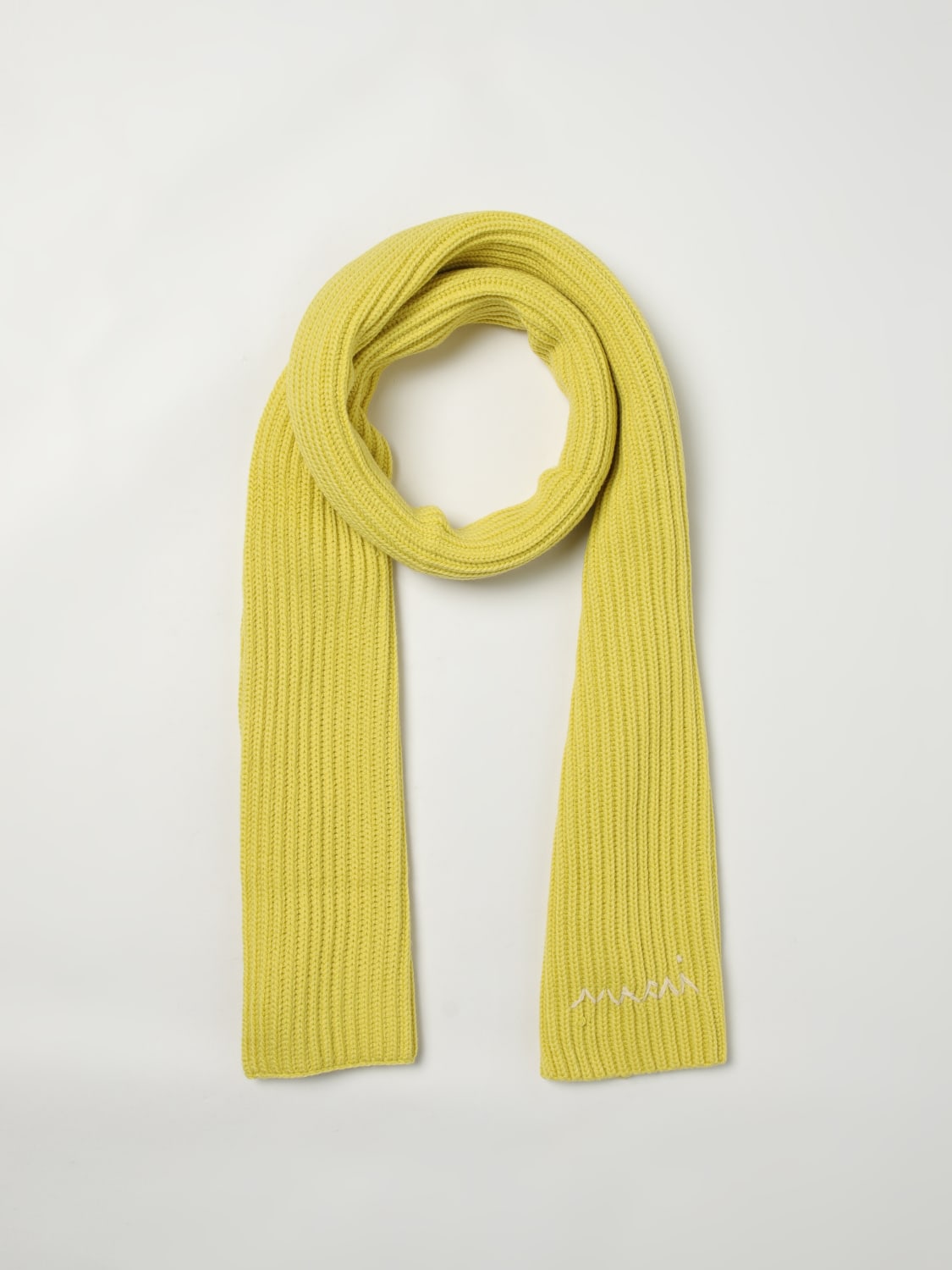 MARNI SCIARPA: Sciarpa Marni in lana a coste , Giallo - Img 2