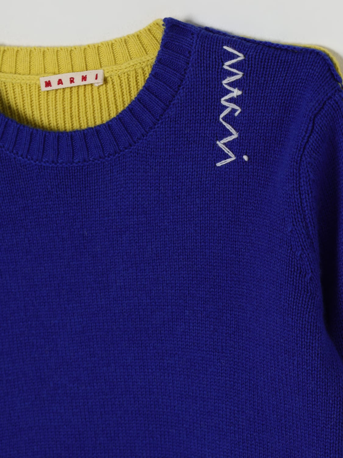 MARNI PULL: Pull enfant Marni, Bleu - Img 3