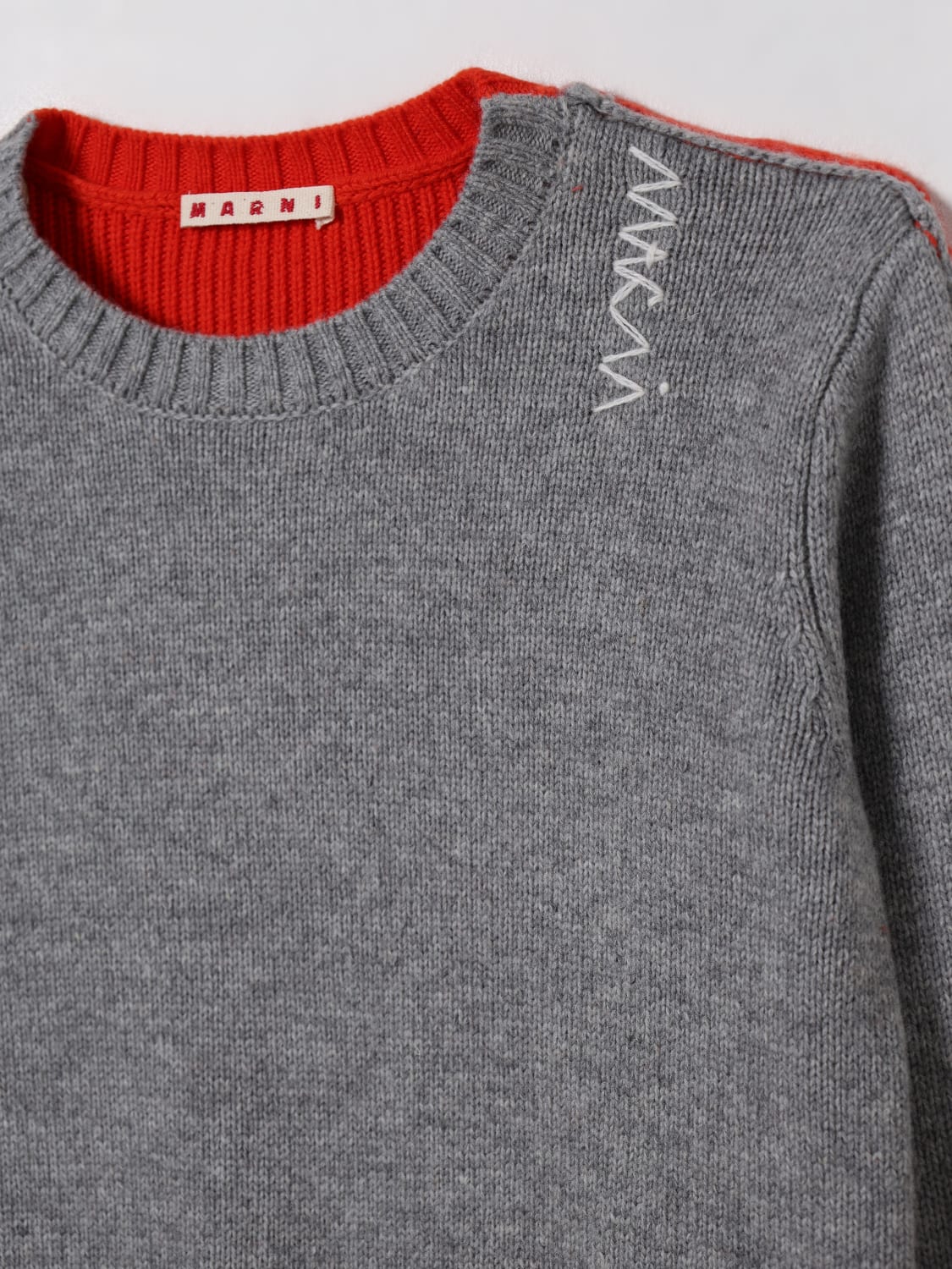 MARNI SWEATER: Sweater kids Marni, Grey - Img 3