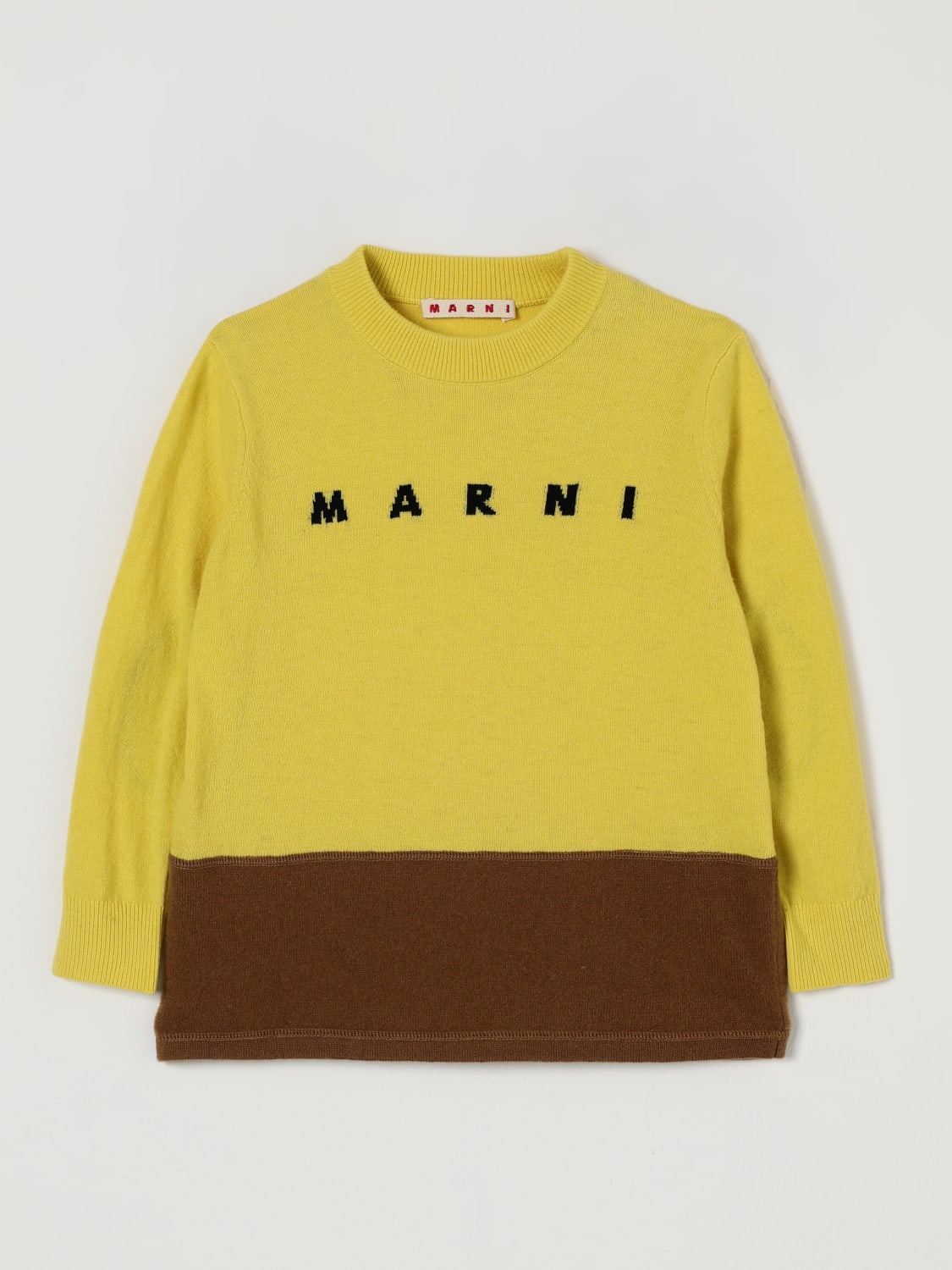 MARNI SWEATER: Sweater kids Marni, Yellow - Img 1