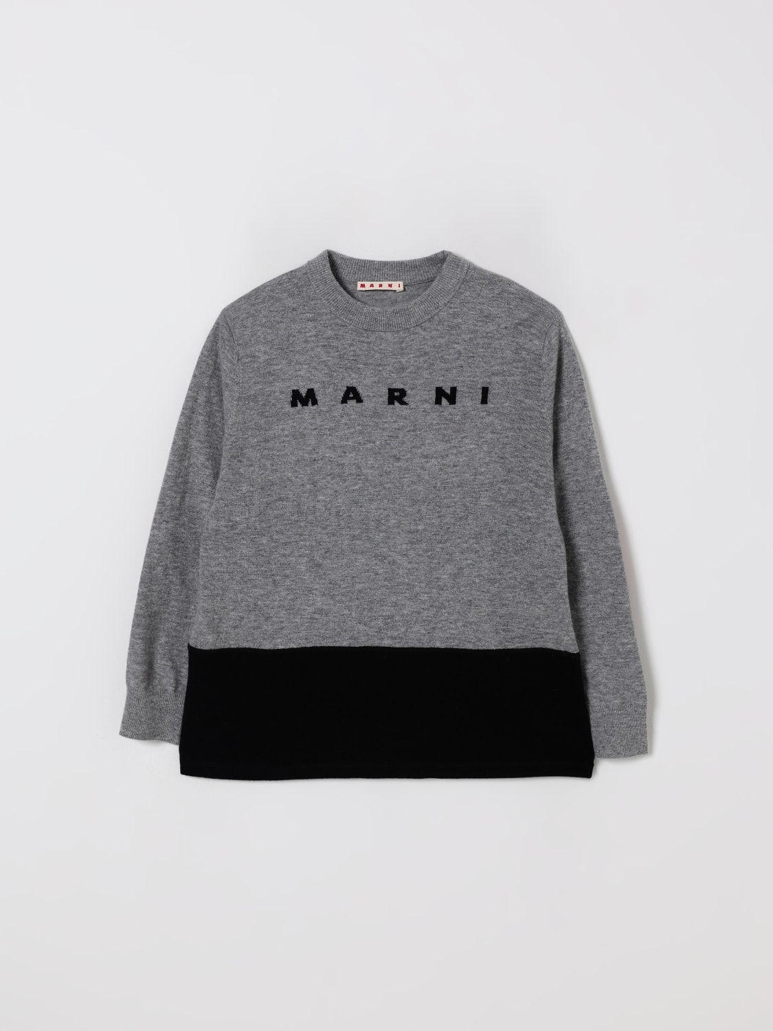 MARNI SWEATER: Sweater kids Marni, Grey - Img 1