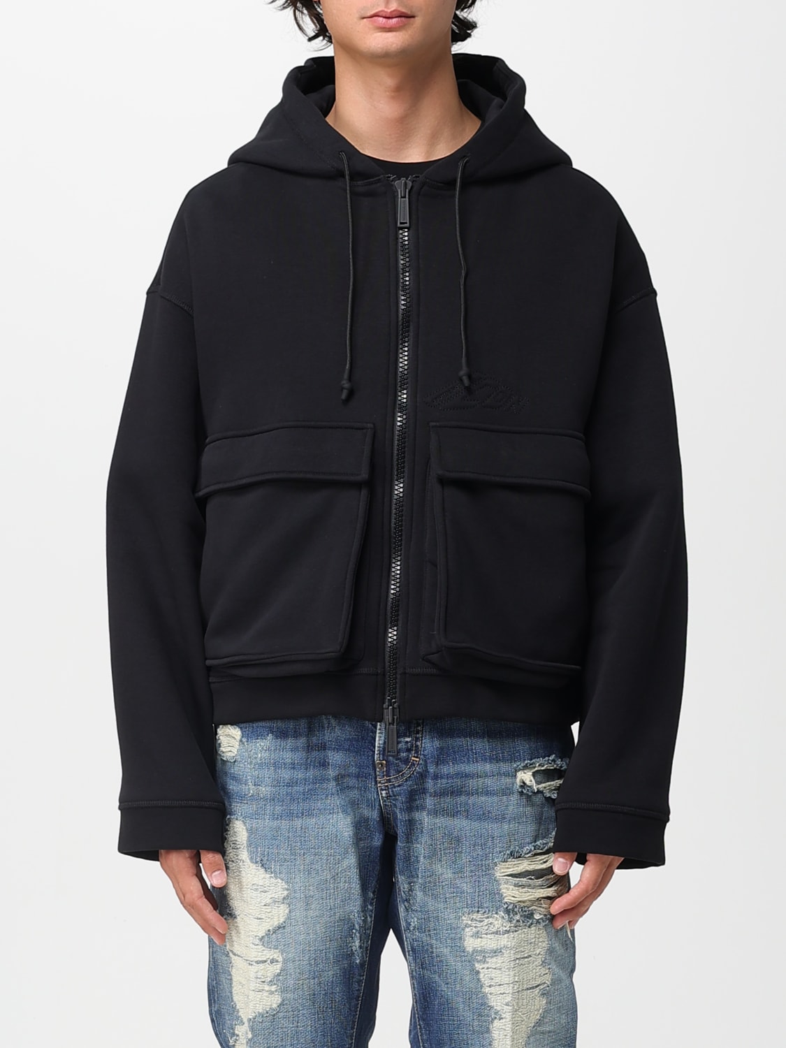 DSQUARED2 SWEATSHIRT: Sweatshirt men Dsquared2, Black - Img 1