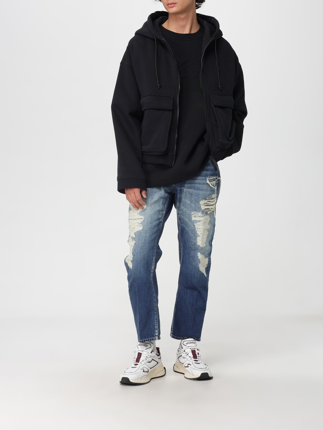 DSQUARED2 SWEATSHIRT: Sweatshirt men Dsquared2, Black - Img 2