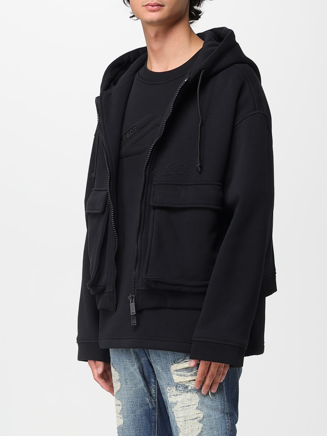 DSQUARED2 SWEATSHIRT: Sweatshirt men Dsquared2, Black - Img 4