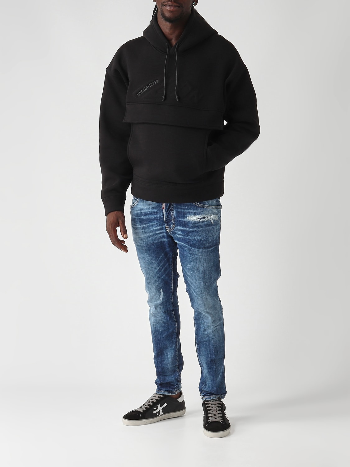 DSQUARED2 SUDADERA: Sudadera hombre Dsquared2, Negro - Img 2