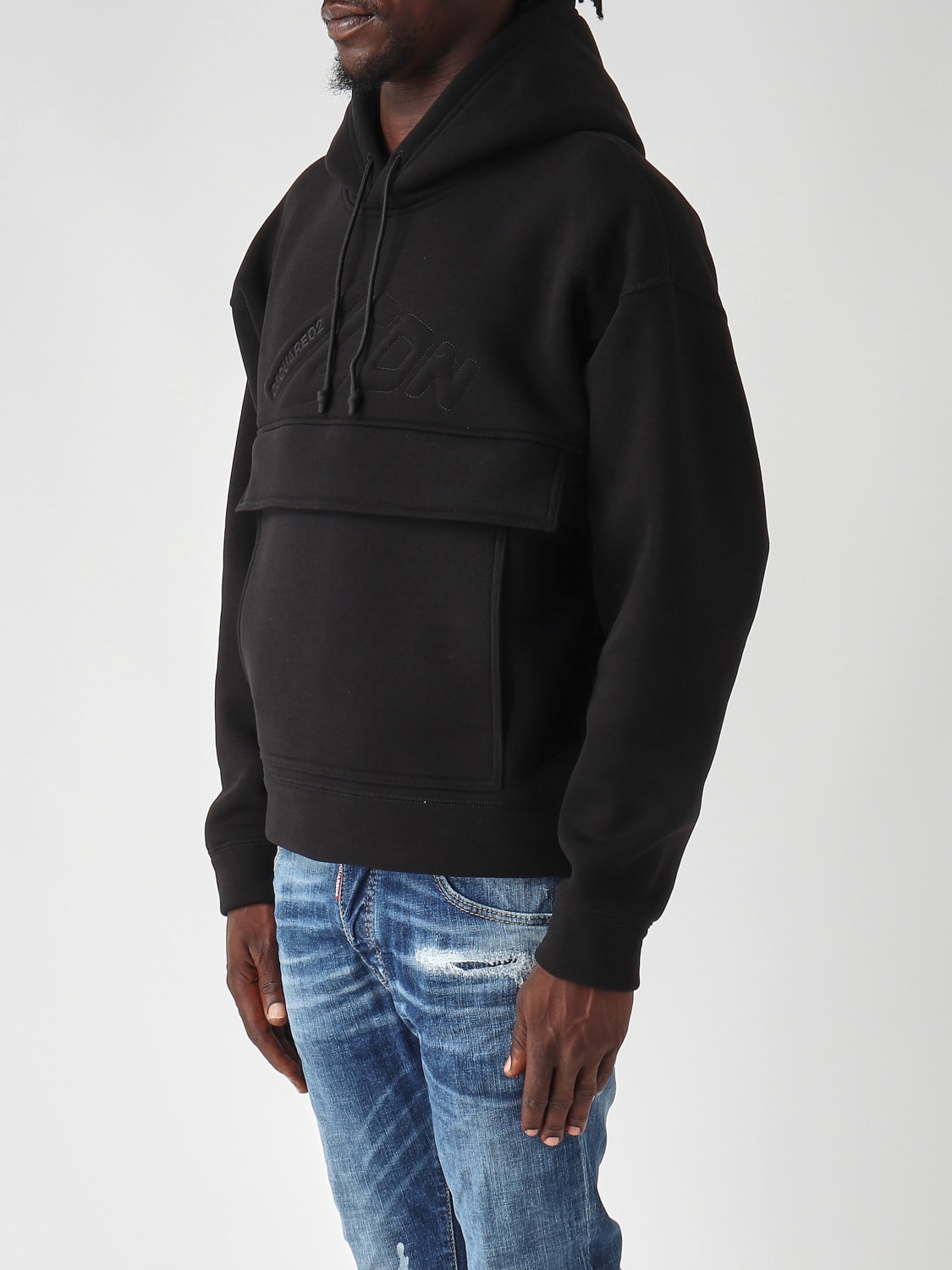 DSQUARED2 SUDADERA: Sudadera hombre Dsquared2, Negro - Img 3