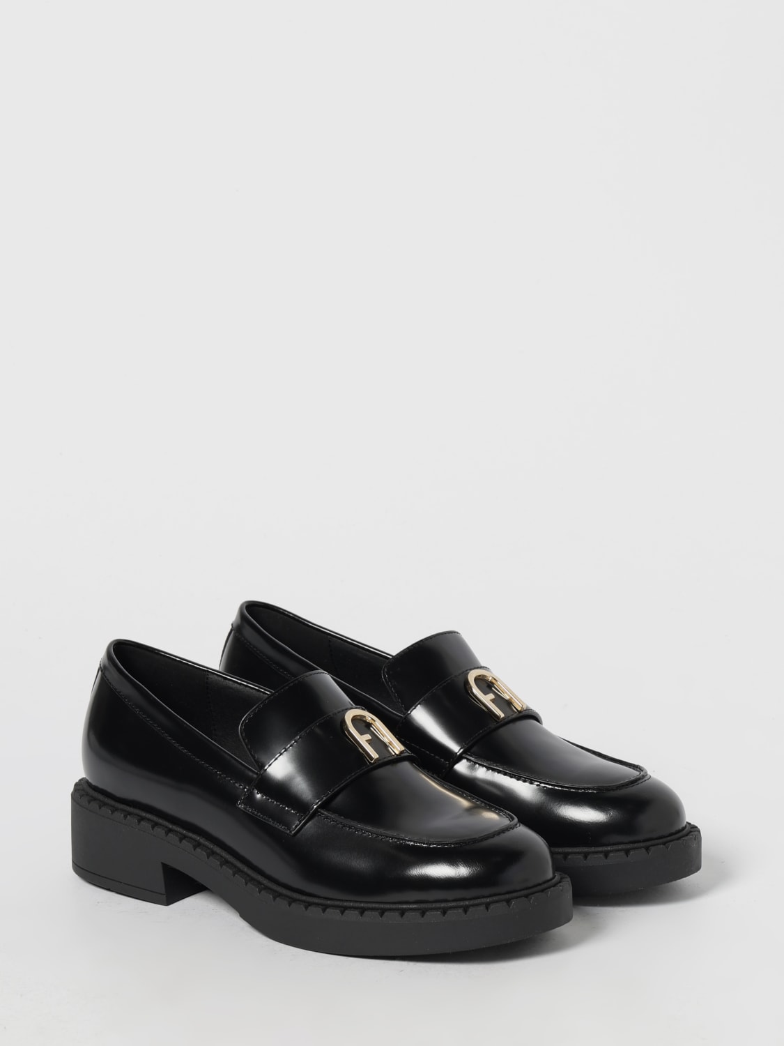 FURLA LOAFER: Shoes woman Furla, Black - Img 2