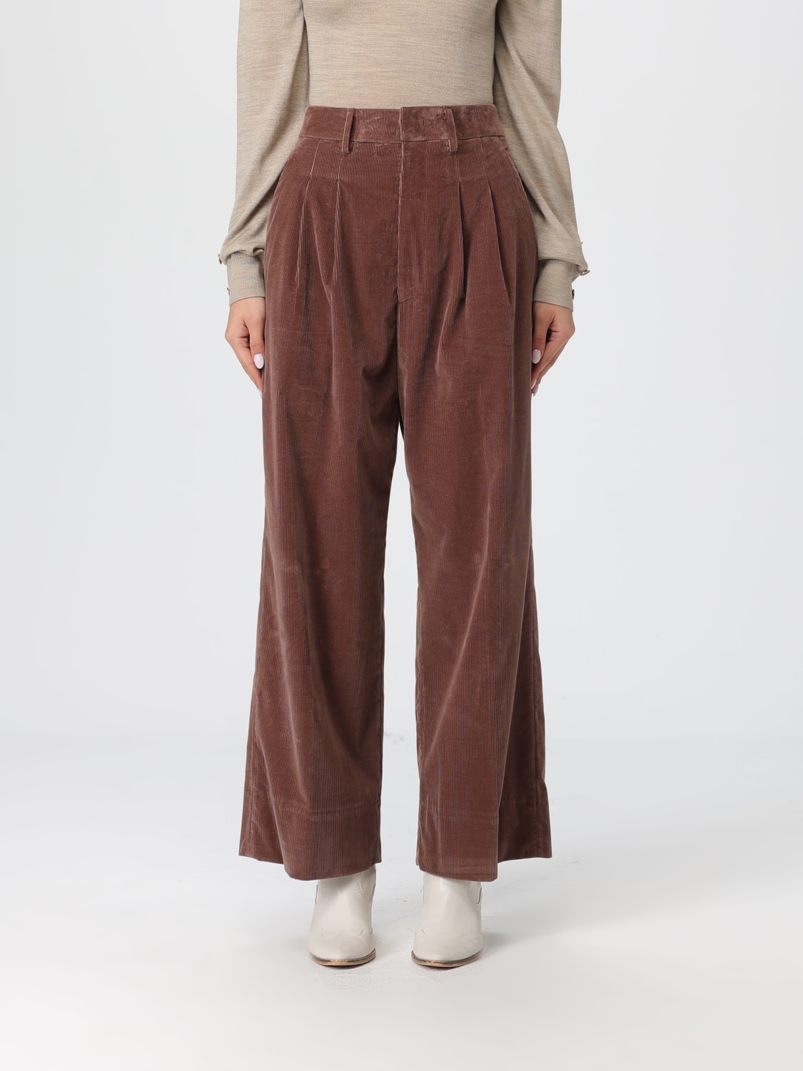 DONDUP HOSE: Hose damen Dondup, Braun - Img 1