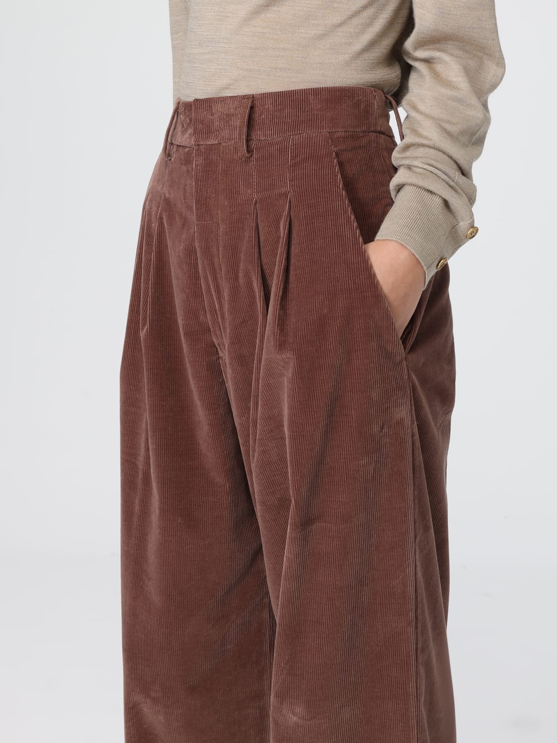 DONDUP HOSE: Hose damen Dondup, Braun - Img 3
