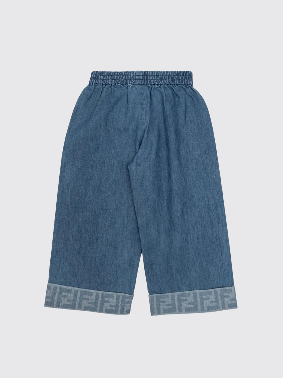 FENDI JEANS: Pants kids Fendi, Blue - Img 1