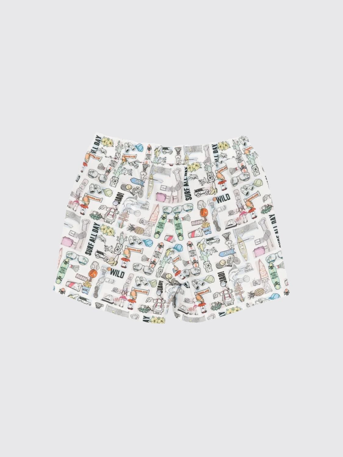 FENDI KURZE HOSE: Hose kinder Fendi, Weiß - Img 2