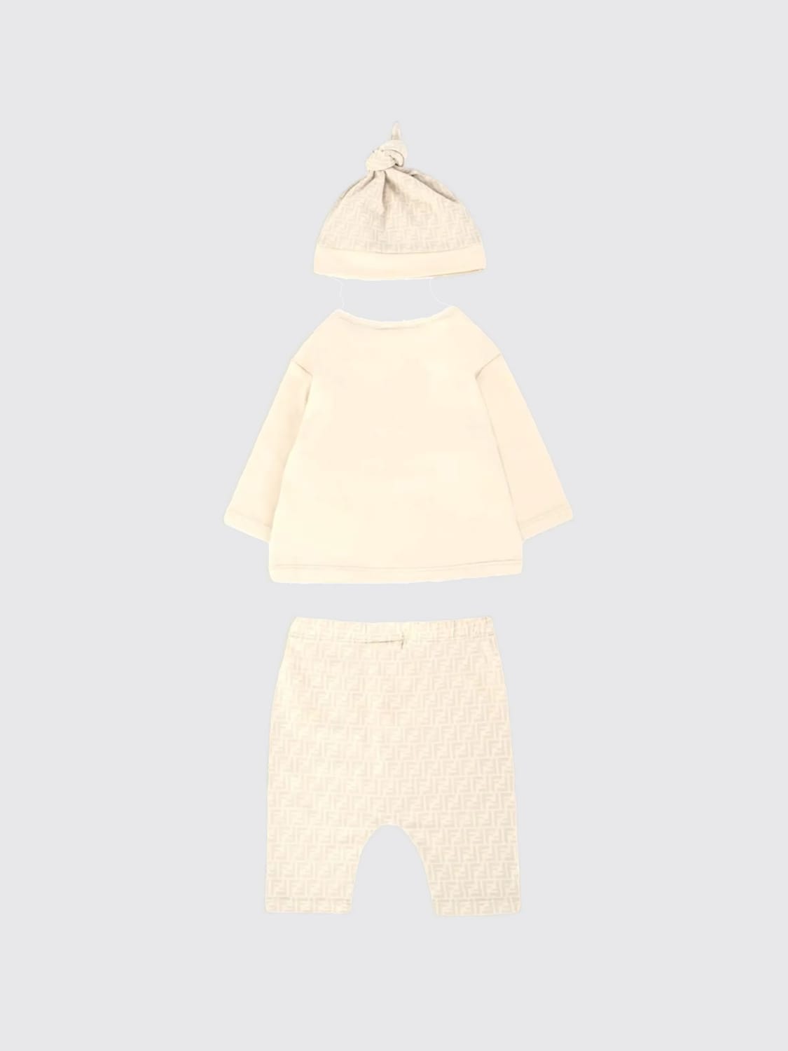 FENDI JUMPSUIT: Jumpsuit kids Fendi, Brown - Img 2