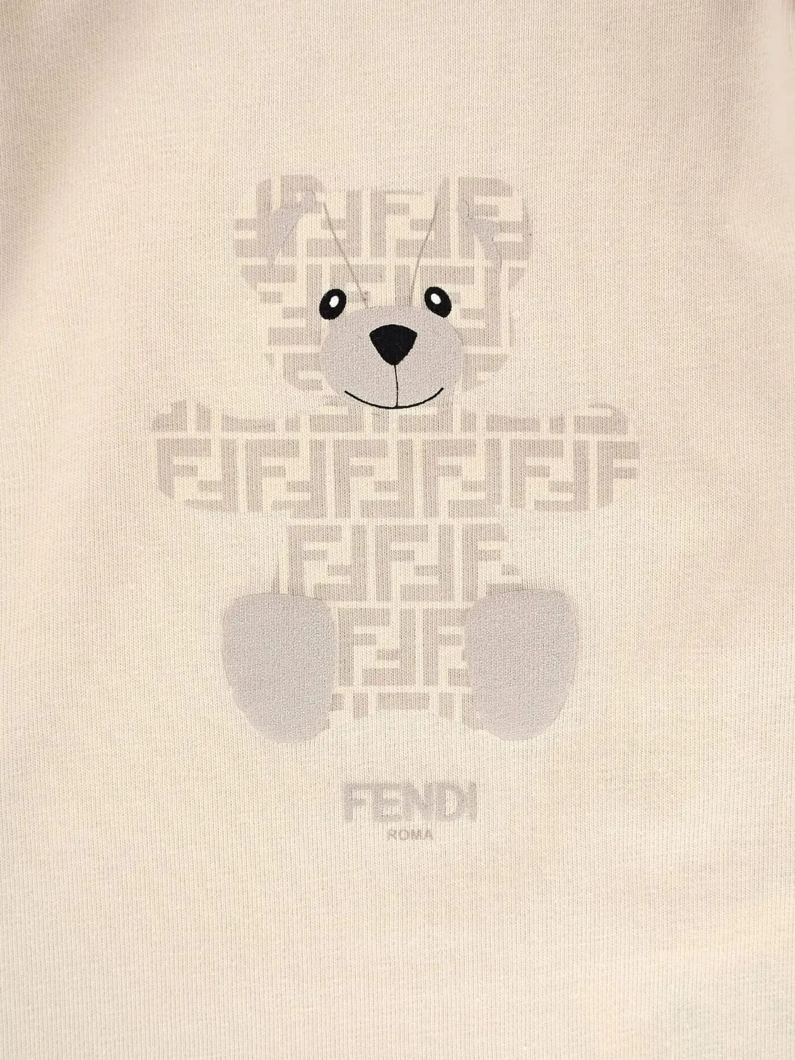 FENDI JUMPSUIT: Jumpsuit kids Fendi, Brown - Img 3