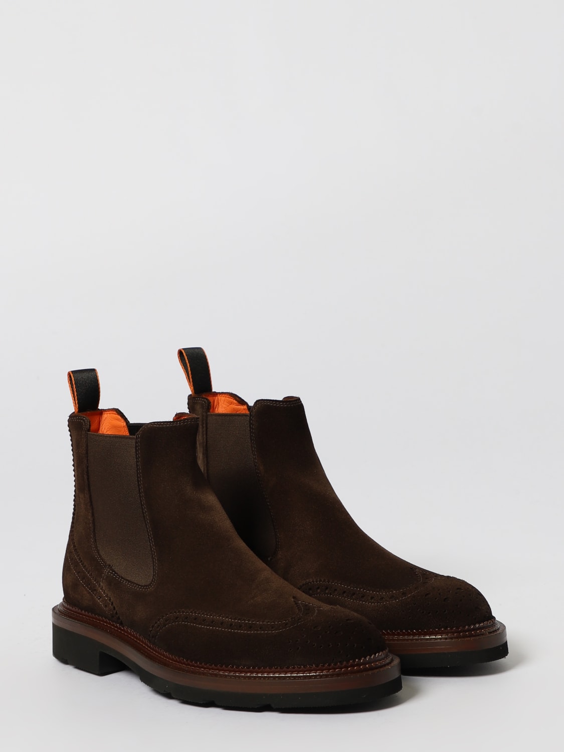 SANTONI STIEFELETTEN: Stiefeletten herren Santoni, Braun - Img 2