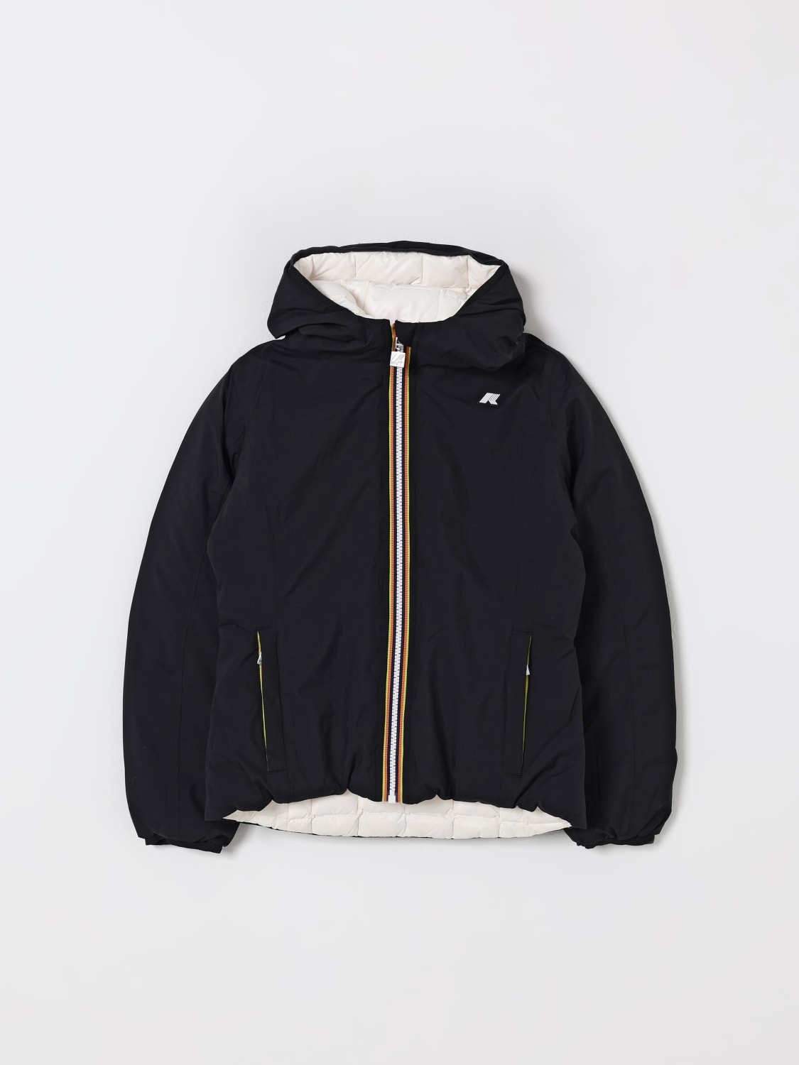 K-WAY JACKET: Jacket kids K-way, Black - Img 1