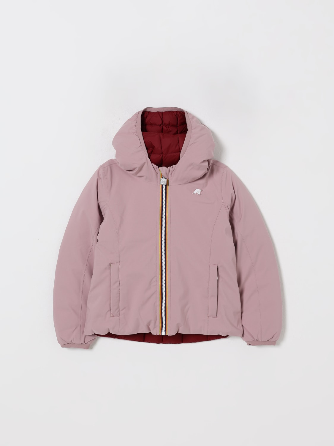 K-WAY JACKET: Jacket kids K-way, Pink - Img 1