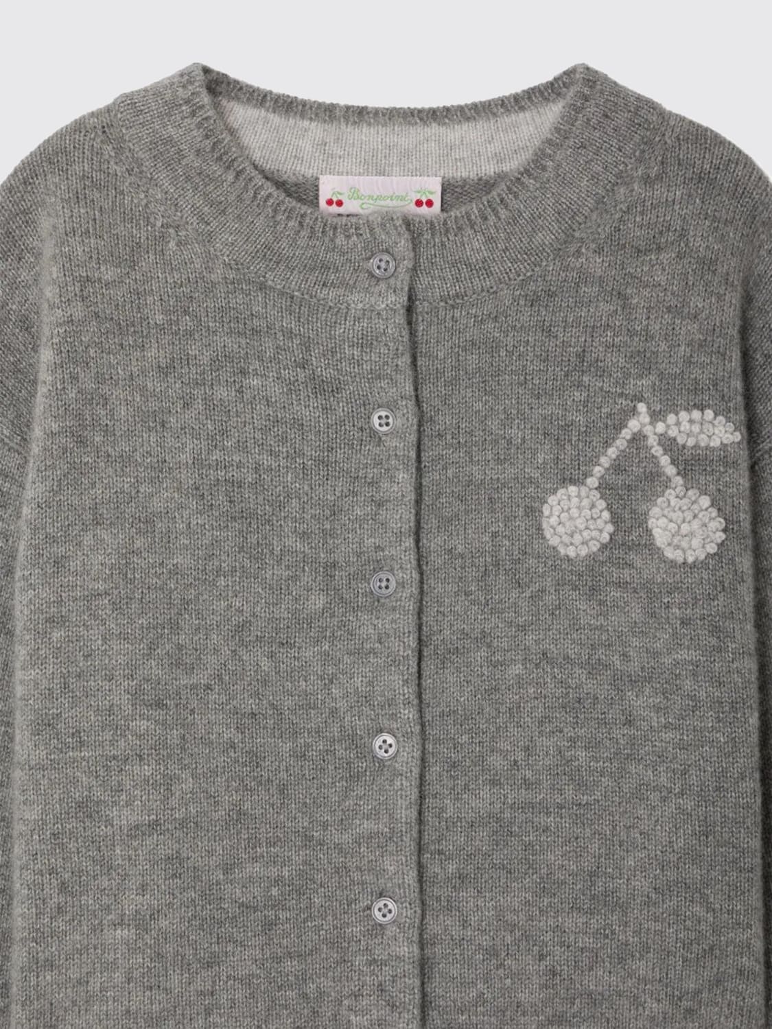BONPOINT PULLOVER: Pullover kinder Bonpoint, Grau - Img 3