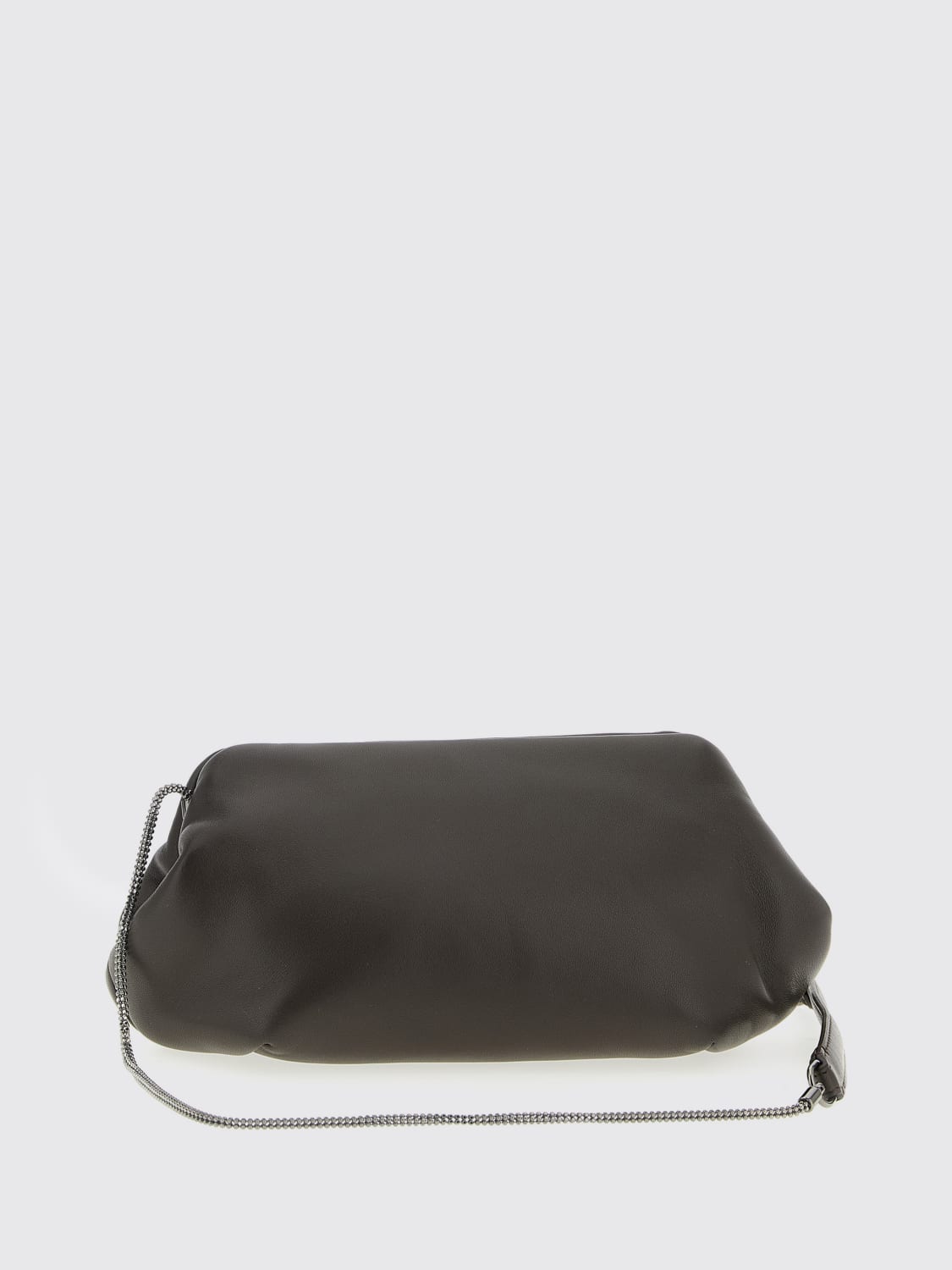 BRUNELLO CUCINELLI CLUTCH: Shoulder bag woman Brunello Cucinelli, Brown - Img 2