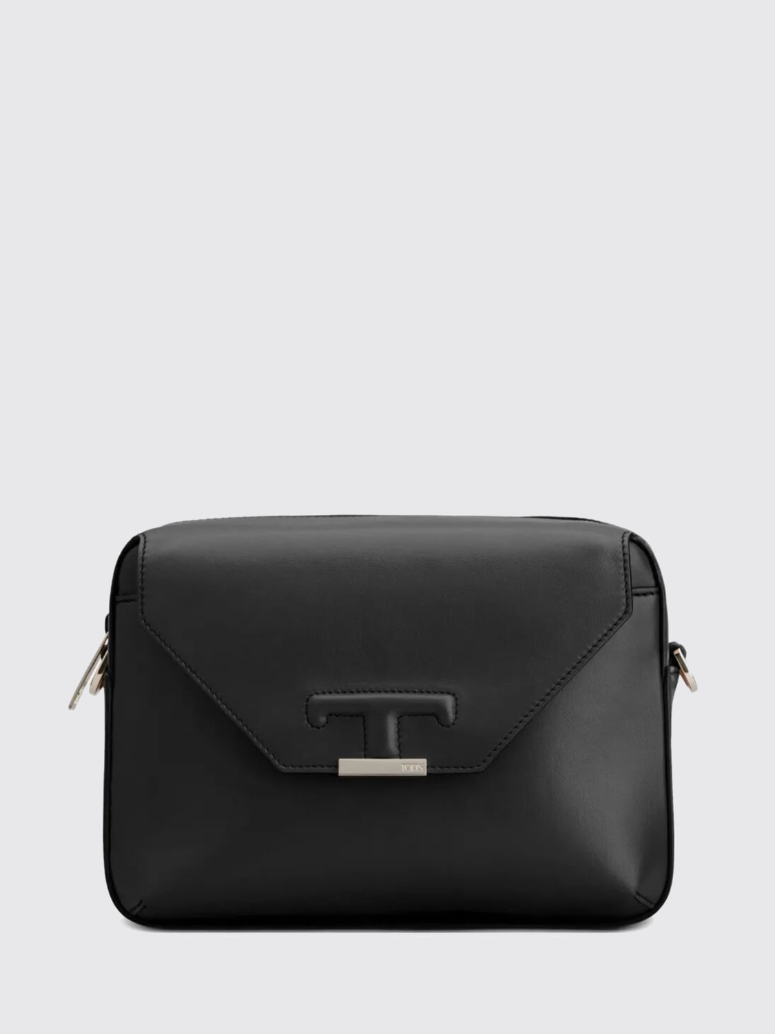 TOD'S BORSA A TRACOLLA: Borsa T Timeless Tod's in pelle , Nero - Img 1
