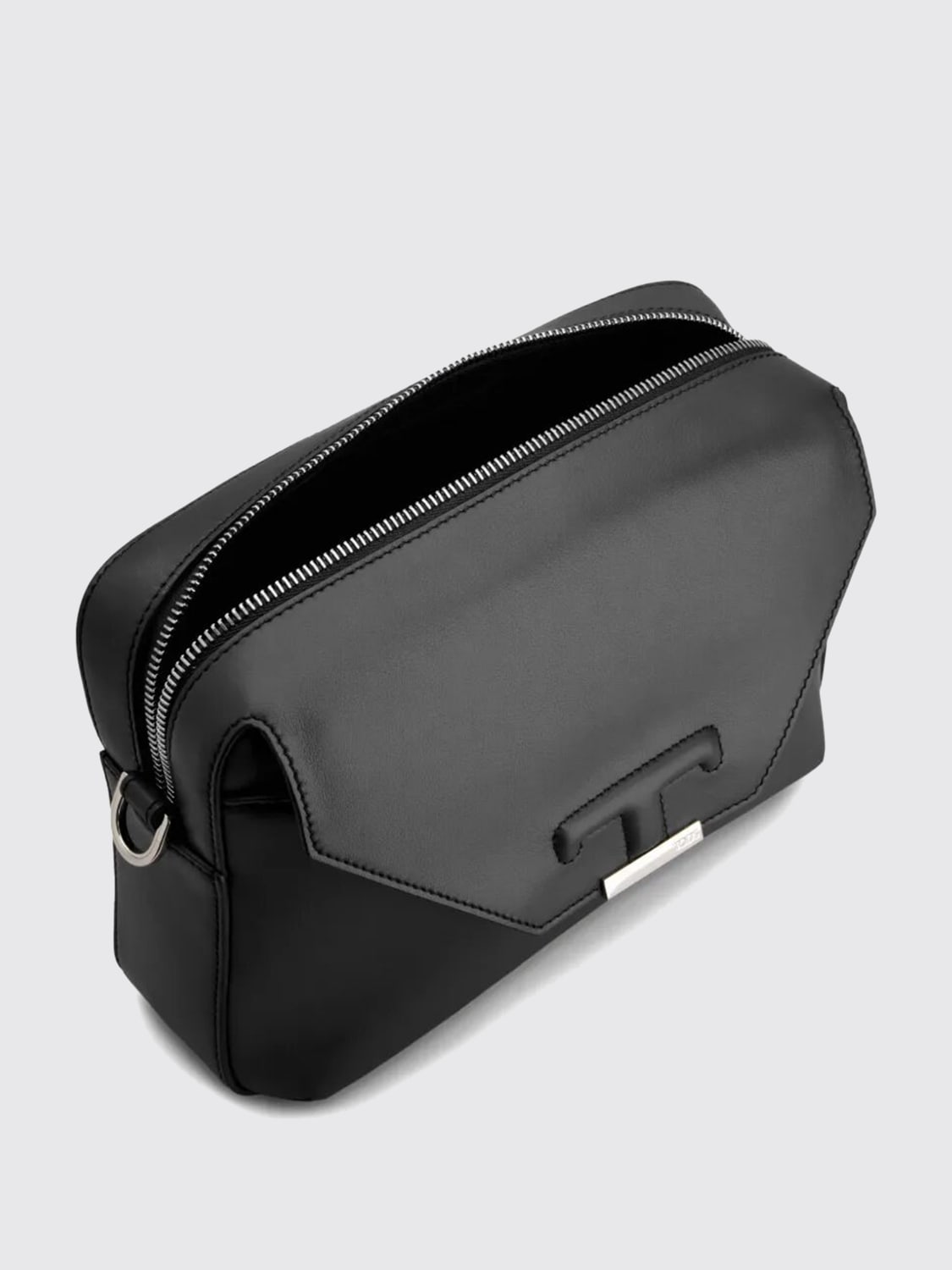 TOD'S BORSA A TRACOLLA: Borsa T Timeless Tod's in pelle , Nero - Img 4