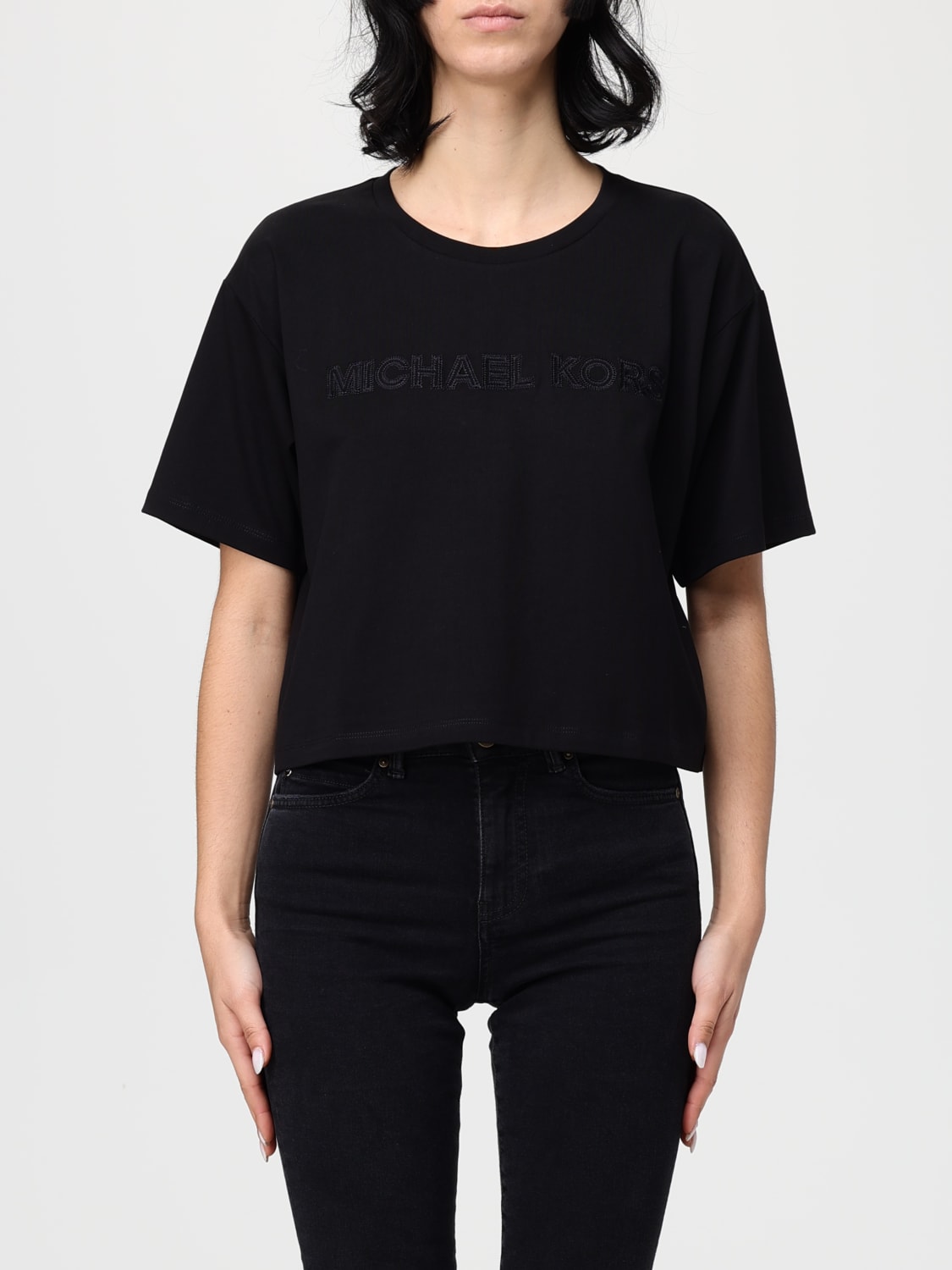 MICHAEL KORS T-SHIRT: T-shirt femme Michael Kors, Noir - Img 1