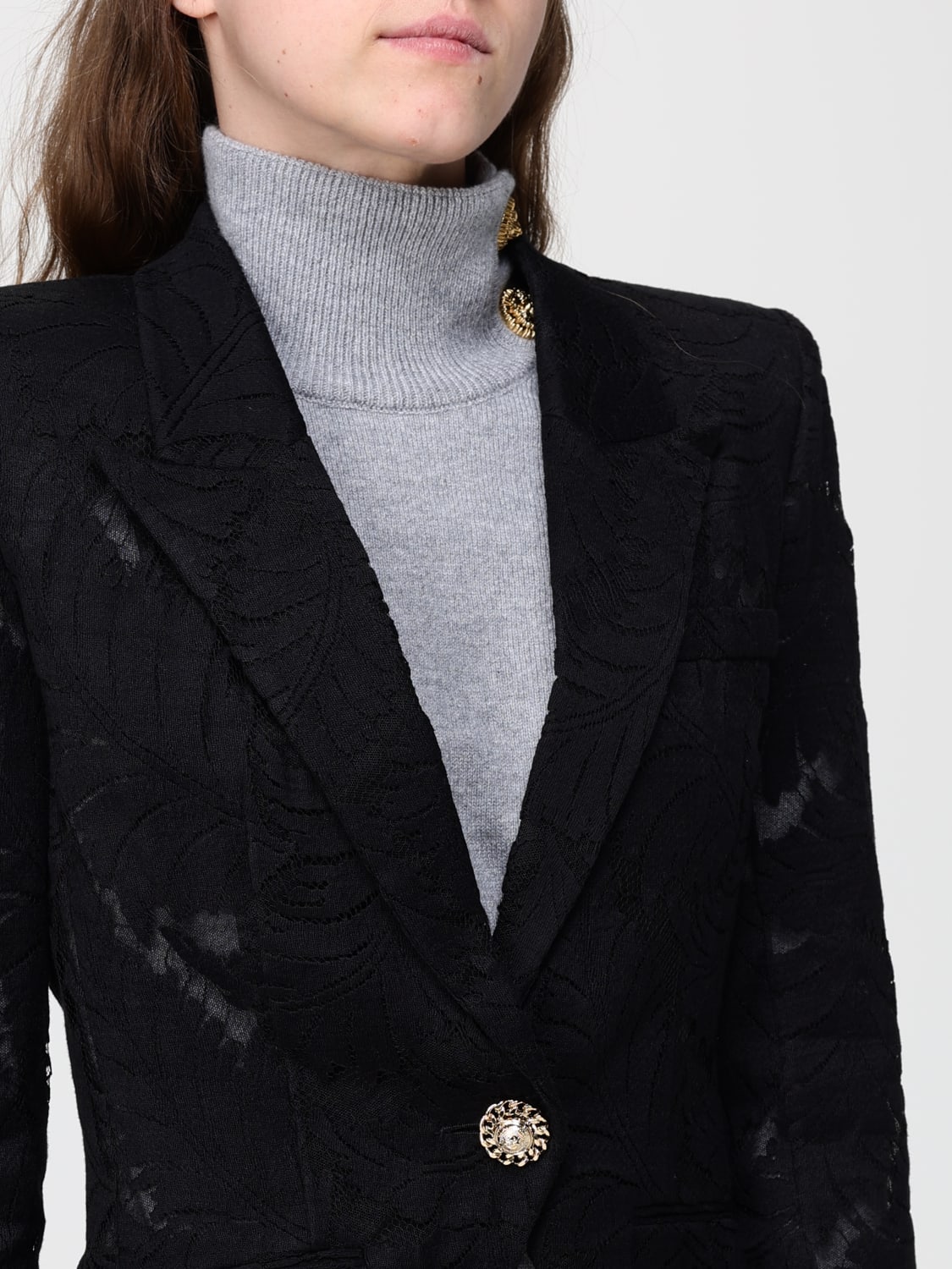 BALMAIN CHAQUETA: Chaqueta mujer Balmain, Negro - Img 5