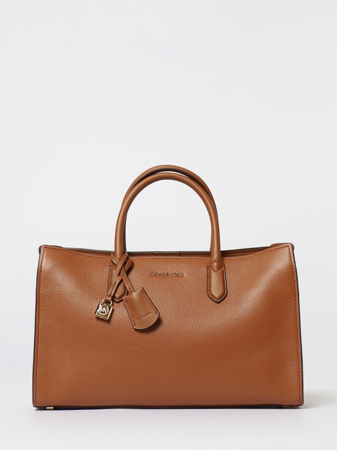 MICHAEL KORS BORSA A MANO: Borsa Michael Kors in pelle a grana , Cuoio - Img 1