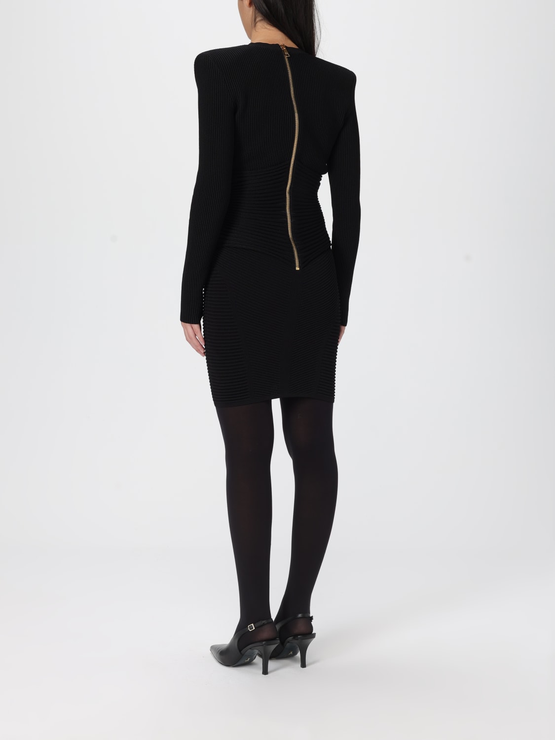 BALMAIN DRESS: Dress woman Balmain, Black - Img 3