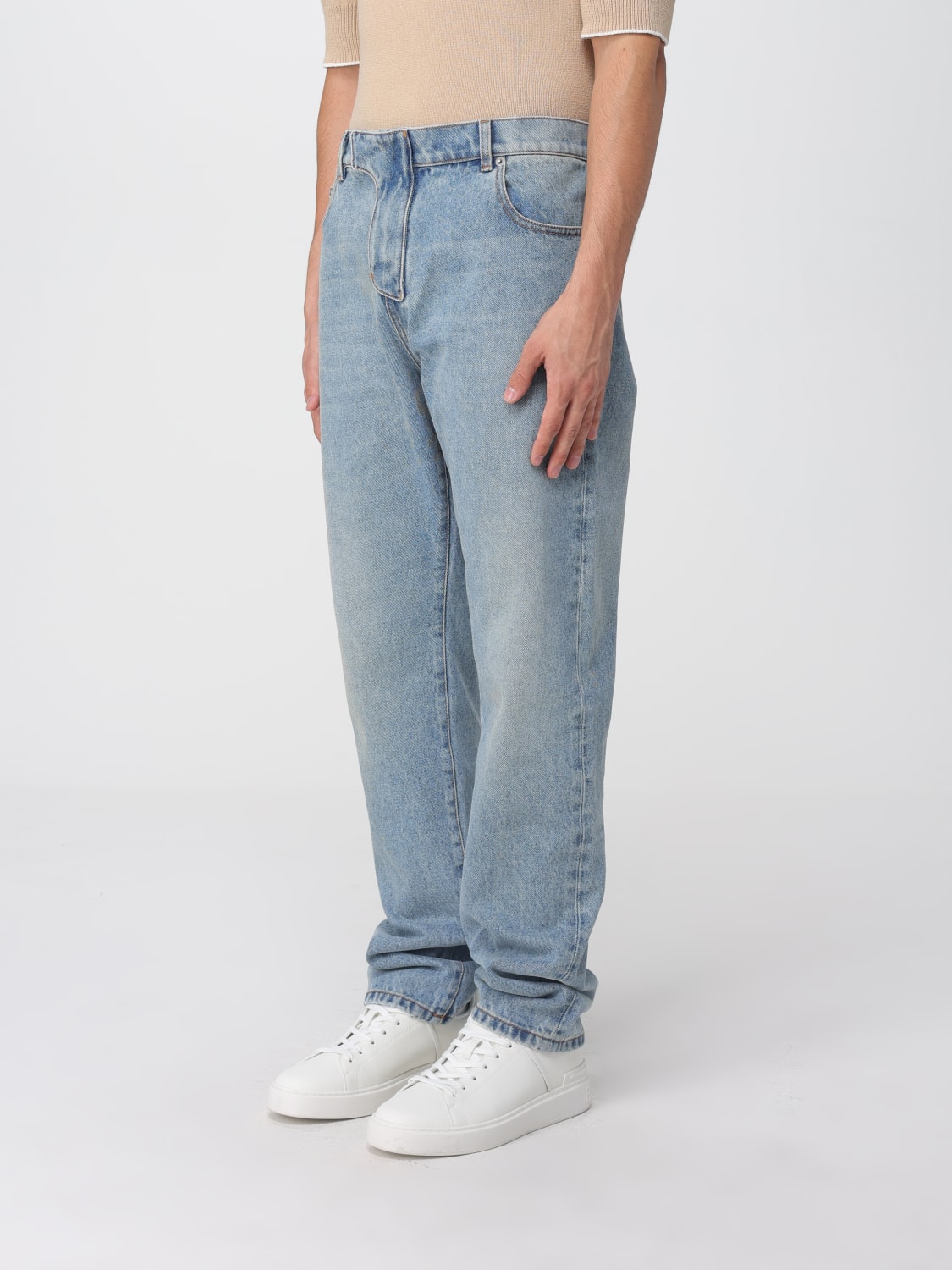 BALMAIN JEANS: Jeans men Balmain, Blue - Img 4