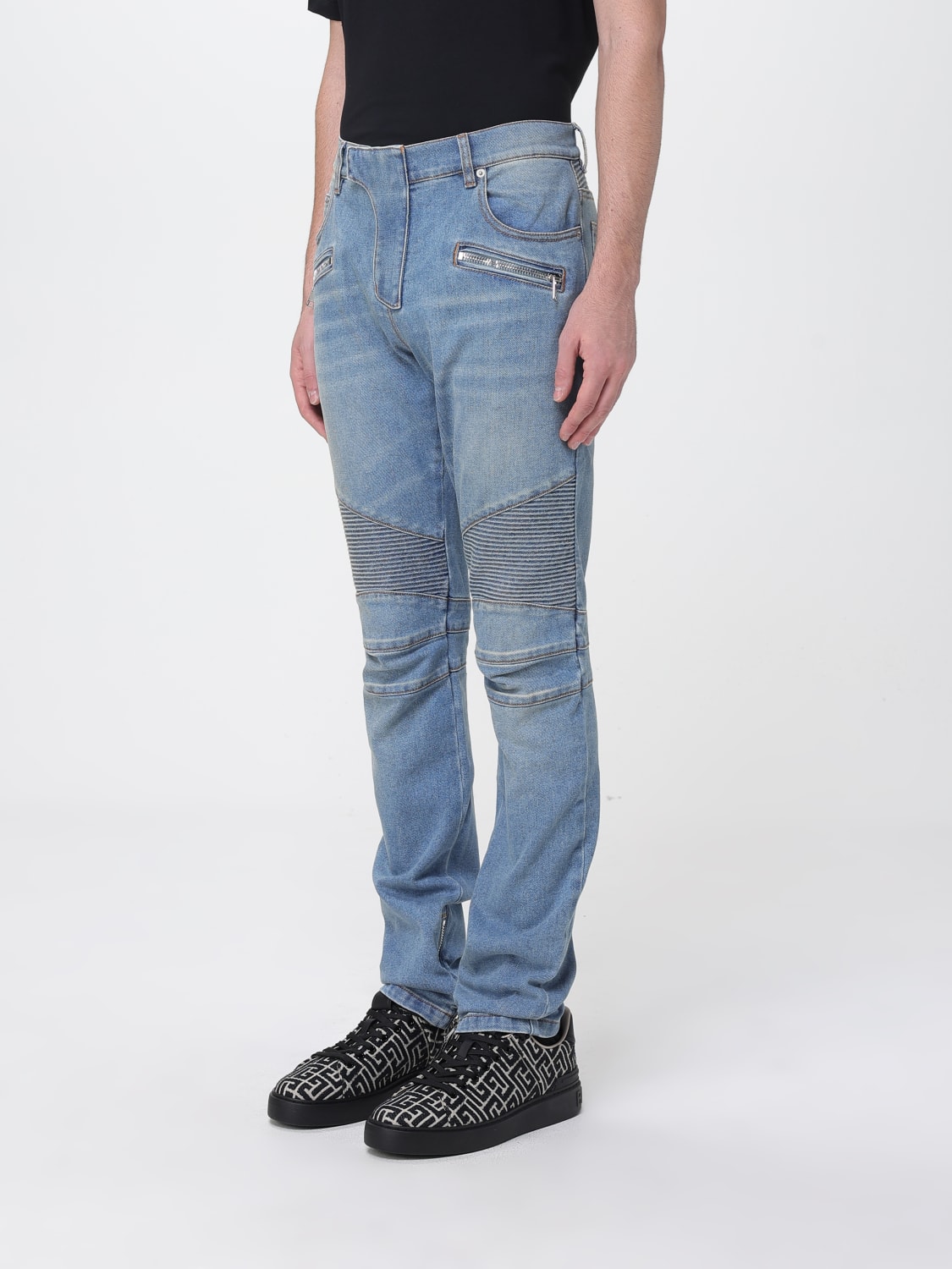 BALMAIN JEANS: Jeans men Balmain, Blue - Img 4