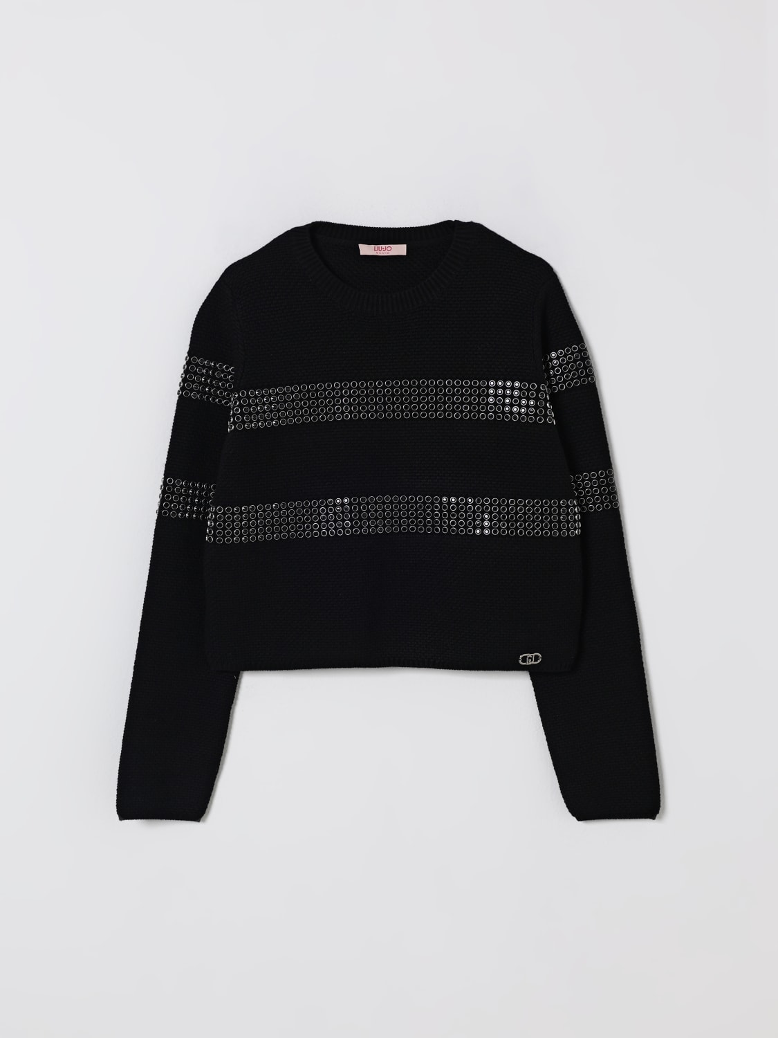 LIU JO SWEATER: Sweater kids Liu Jo, Black - Img 1