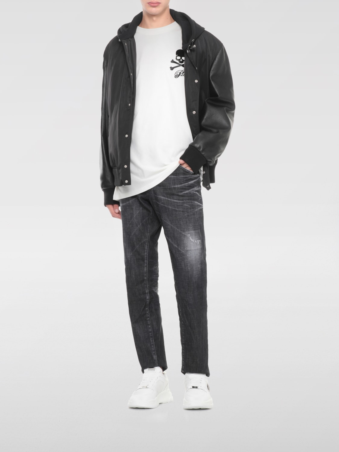 PHILIPP PLEIN JACKET: Jacket men Philipp Plein, Black - Img 2