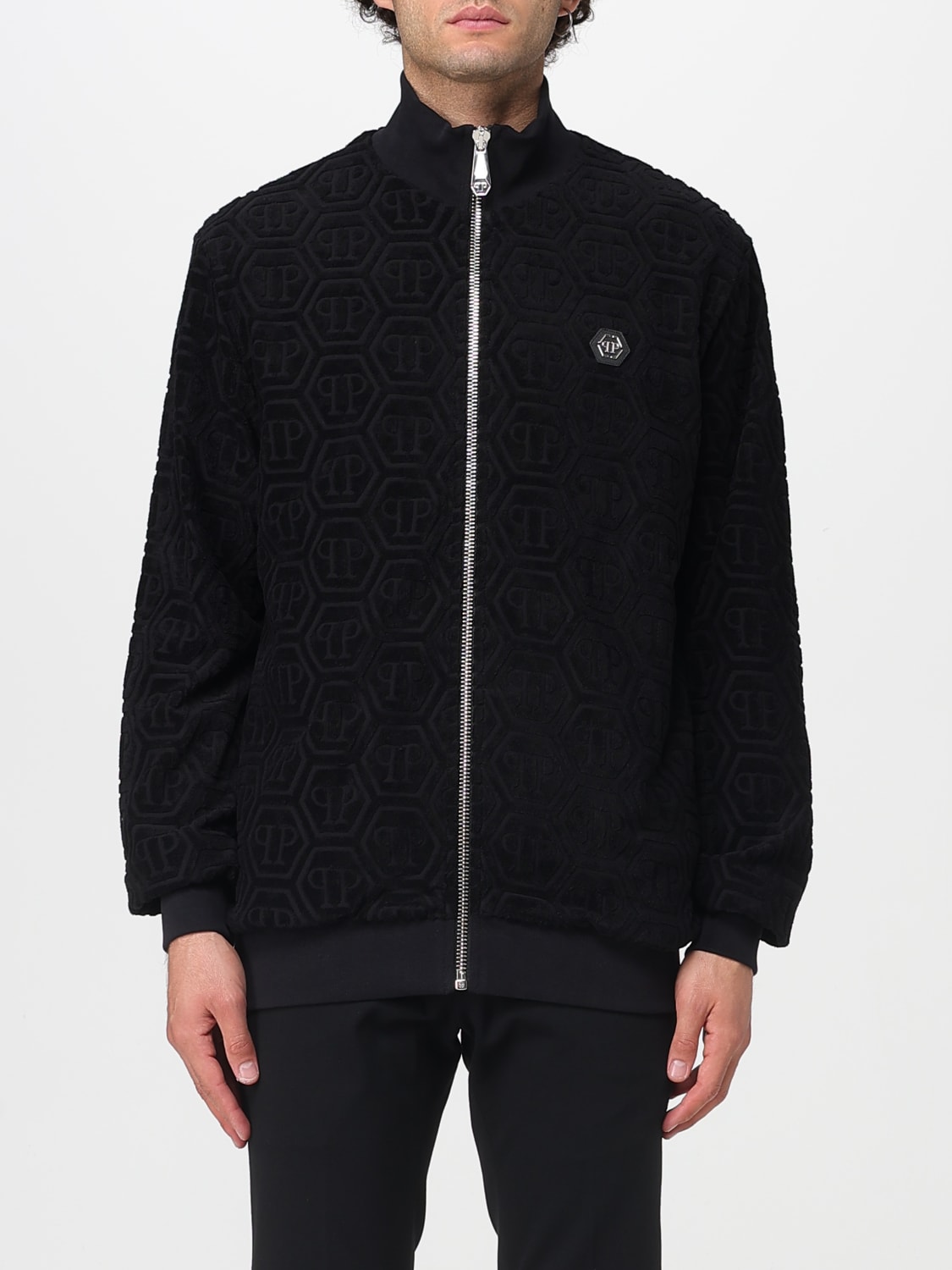 PHILIPP PLEIN SWEATSHIRT: Sweatshirt men Philipp Plein, Black - Img 1
