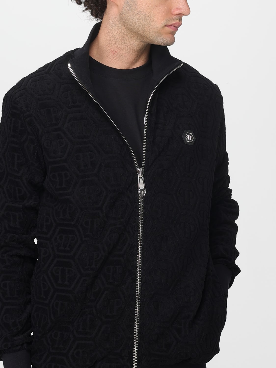 PHILIPP PLEIN SWEATSHIRT: Sweatshirt men Philipp Plein, Black - Img 4