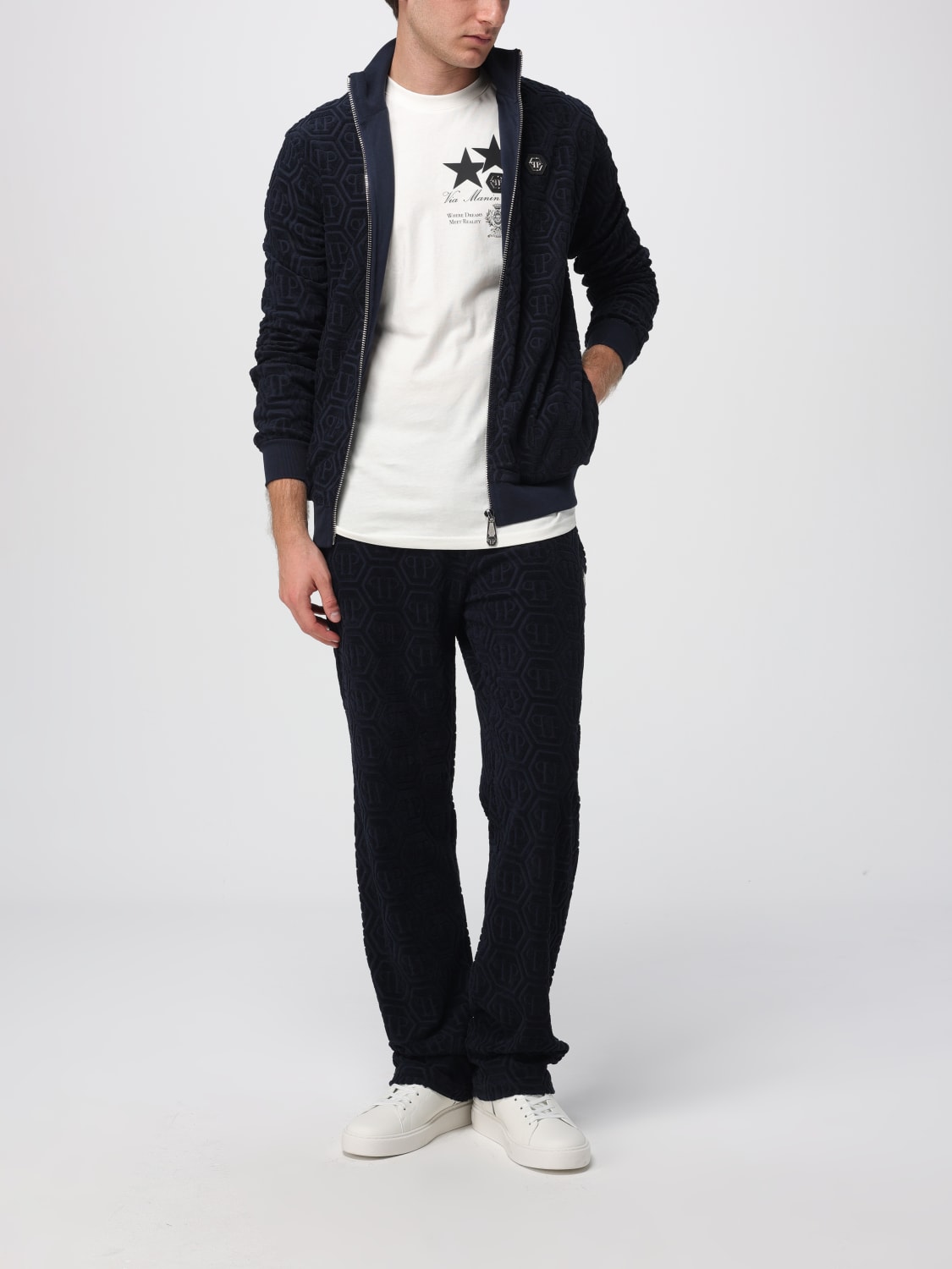 PHILIPP PLEIN SWEATSHIRT: Sweatshirt men Philipp Plein, Blue - Img 2