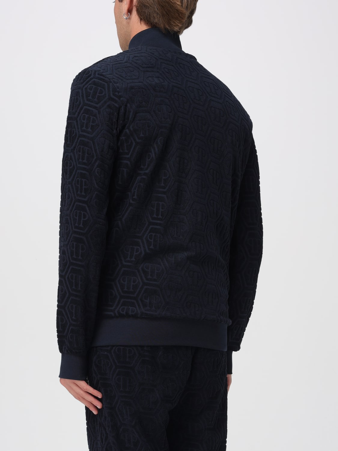 PHILIPP PLEIN SWEATSHIRT: Sweatshirt men Philipp Plein, Blue - Img 3